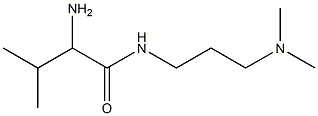 2-amino-N-[3-(dimethylamino)propyl]-3-methylbutanamide Struktur