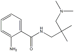 2-amino-N-{2-[(dimethylamino)methyl]-2-methylpropyl}benzamide Struktur