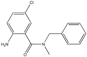 2-amino-N-benzyl-5-chloro-N-methylbenzamide Struktur