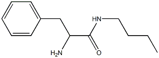 2-amino-N-butyl-3-phenylpropanamide Struktur