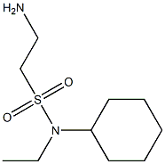 2-amino-N-cyclohexyl-N-ethylethanesulfonamide Struktur