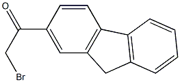 2-bromo-1-(9H-fluoren-2-yl)ethan-1-one Struktur