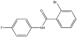 2-bromo-N-(4-fluorophenyl)benzamide Struktur