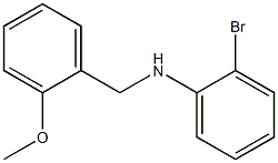 2-bromo-N-[(2-methoxyphenyl)methyl]aniline Struktur