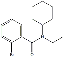 2-bromo-N-cyclohexyl-N-ethylbenzamide Struktur