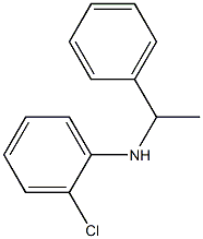 2-chloro-N-(1-phenylethyl)aniline Struktur