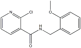 2-chloro-N-[(2-methoxyphenyl)methyl]pyridine-3-carboxamide Struktur