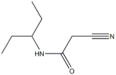 2-cyano-N-(1-ethylpropyl)acetamide Struktur