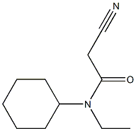 2-cyano-N-cyclohexyl-N-ethylacetamide Struktur