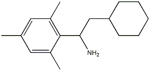 2-cyclohexyl-1-(2,4,6-trimethylphenyl)ethan-1-amine Struktur