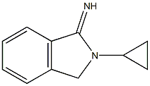 2-cyclopropyl-2,3-dihydro-1H-isoindol-1-imine Struktur