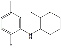 2-fluoro-5-methyl-N-(2-methylcyclohexyl)aniline Struktur