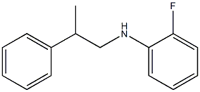 2-fluoro-N-(2-phenylpropyl)aniline Struktur