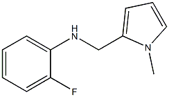 2-fluoro-N-[(1-methyl-1H-pyrrol-2-yl)methyl]aniline Struktur