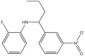 2-fluoro-N-[1-(3-nitrophenyl)butyl]aniline Struktur