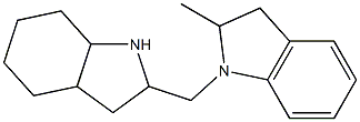 2-methyl-1-(octahydro-1H-indol-2-ylmethyl)-2,3-dihydro-1H-indole Struktur