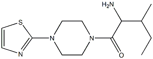 2-methyl-1-{[4-(1,3-thiazol-2-yl)piperazin-1-yl]carbonyl}butylamine Struktur