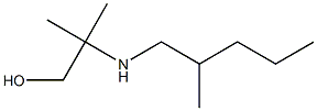 2-methyl-2-[(2-methylpentyl)amino]propan-1-ol Struktur