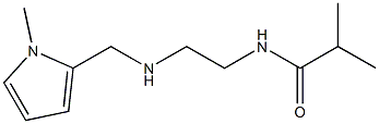 2-methyl-N-(2-{[(1-methyl-1H-pyrrol-2-yl)methyl]amino}ethyl)propanamide Struktur