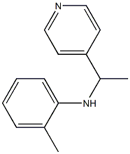 2-methyl-N-[1-(pyridin-4-yl)ethyl]aniline Struktur