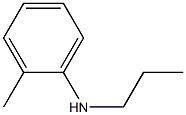 2-methyl-N-propylaniline Struktur