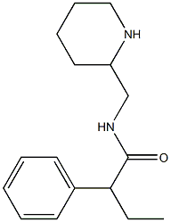 2-phenyl-N-(piperidin-2-ylmethyl)butanamide Struktur