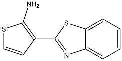 3-(1,3-benzothiazol-2-yl)thien-2-ylamine Struktur