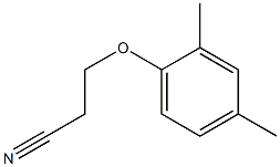 3-(2,4-dimethylphenoxy)propanenitrile Struktur