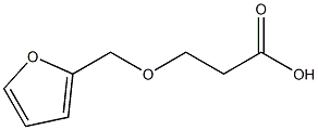 3-(2-furylmethoxy)propanoic acid Struktur