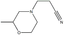 3-(2-methylmorpholin-4-yl)propanenitrile Struktur