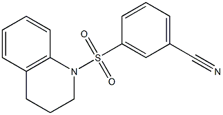 3-(3,4-dihydroquinolin-1(2H)-ylsulfonyl)benzonitrile Struktur