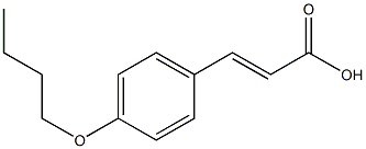 3-(4-butoxyphenyl)prop-2-enoic acid Struktur