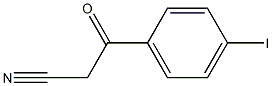 3-(4-iodophenyl)-3-oxopropanenitrile Struktur