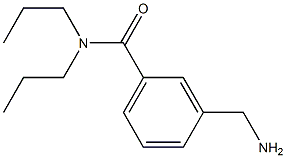 3-(aminomethyl)-N,N-dipropylbenzamide Struktur