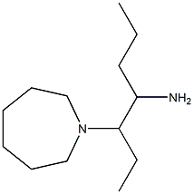 3-(azepan-1-yl)heptan-4-amine Struktur