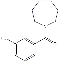 3-(azepan-1-ylcarbonyl)phenol Struktur