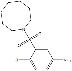 3-(azocane-1-sulfonyl)-4-chloroaniline Struktur