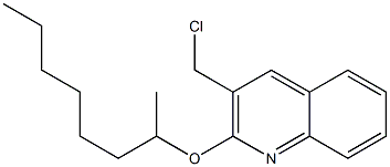 3-(chloromethyl)-2-(octan-2-yloxy)quinoline Struktur