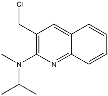 3-(chloromethyl)-N-methyl-N-(propan-2-yl)quinolin-2-amine Struktur