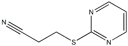 3-(pyrimidin-2-ylsulfanyl)propanenitrile Struktur