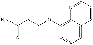 3-(quinolin-8-yloxy)propanethioamide Struktur