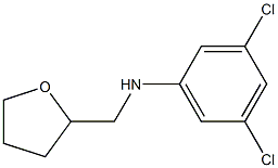 3,5-dichloro-N-(oxolan-2-ylmethyl)aniline Struktur