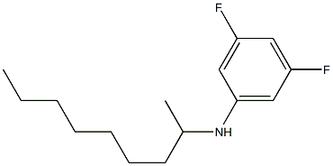 3,5-difluoro-N-(nonan-2-yl)aniline Struktur