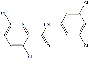 3,6-dichloro-N-(3,5-dichlorophenyl)pyridine-2-carboxamide Struktur