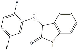 3-[(2,5-difluorophenyl)amino]-2,3-dihydro-1H-indol-2-one Struktur