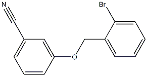 3-[(2-bromobenzyl)oxy]benzonitrile Struktur