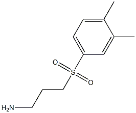 3-[(3,4-dimethylphenyl)sulfonyl]propan-1-amine Struktur