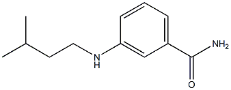 3-[(3-methylbutyl)amino]benzamide Struktur