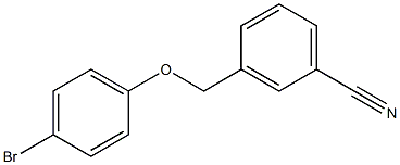 3-[(4-bromophenoxy)methyl]benzonitrile Struktur