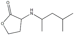 3-[(4-methylpentan-2-yl)amino]oxolan-2-one Struktur